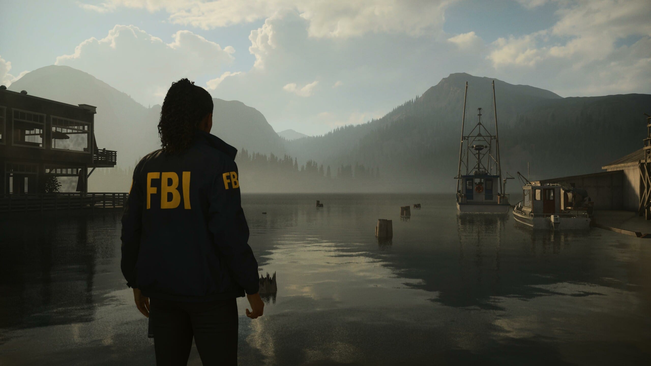 Saga Andersson seikkailee Bright Fallsin lisäksi Wateryn ja Caludron Laken alueilla Alan Wake 2 -pelissä.