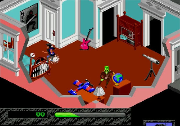 Retrostelussa Haunting: Starring Polterguy 