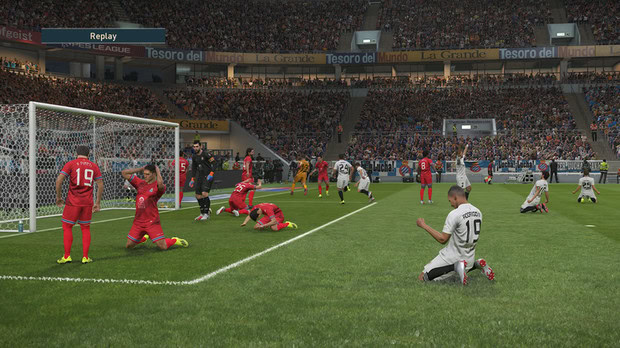 Veskari on tehnyt juuri yliajalla puskumaalin, ja näky on kuin keskiaikaisesta maalauksesta. Pelaajien animaatio on silmiä hivelevän kaunista.