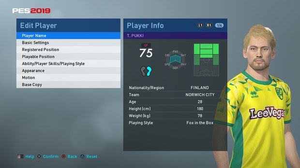 Oikeat tähtipelaajat on mallinnettu tarkkaan. Sen sijaan vähemmän tunnetut pelaajat on mallinnettu vähän sinne päin. Tässä on kuvassa muka Teemu Pukki. Juu ei ole.