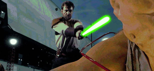 Kyle Katarn pelissä Star Wars: Dark Forces II - Jedi Knight (1994(