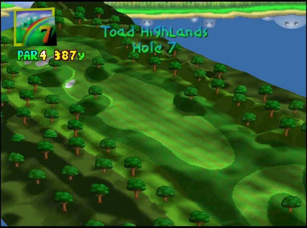 Retrostelussa Mario Golf