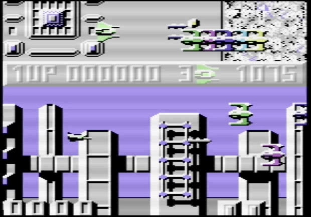 Retrostelussa Sanxion