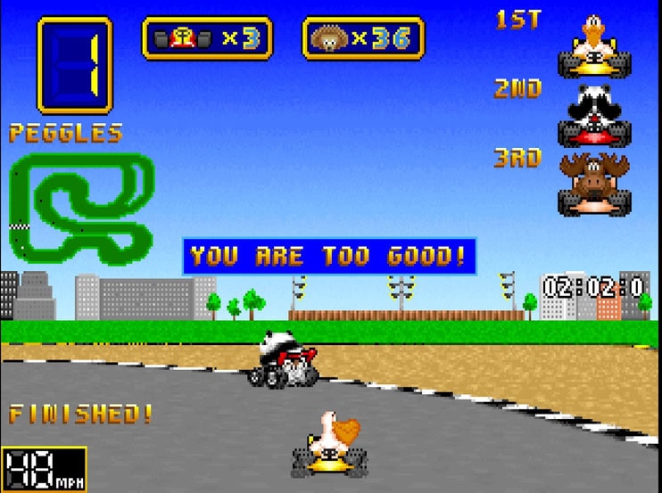 Retrostelussa Wacky Wheels – onko pc-kansan Mario Kartissa maailmanhistorian järkyttävin äänimaailma?