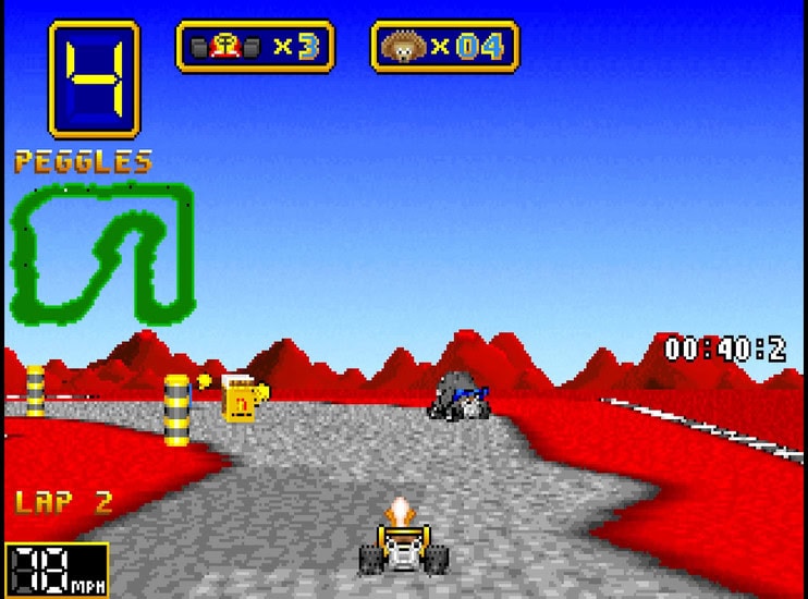 Retrostelussa Wacky Wheels – onko pc-kansan Mario Kartissa maailmanhistorian järkyttävin äänimaailma?