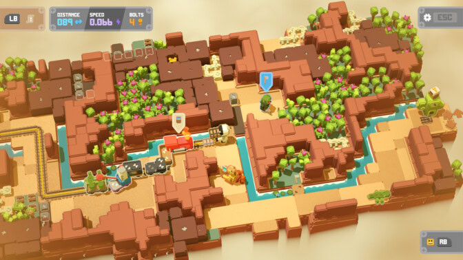 Pelaajien yhteistyöhön ja junaraiteiden rakentamiseen perustuva moninpelikaaos julkaistaan konsoleille tänä vuonna