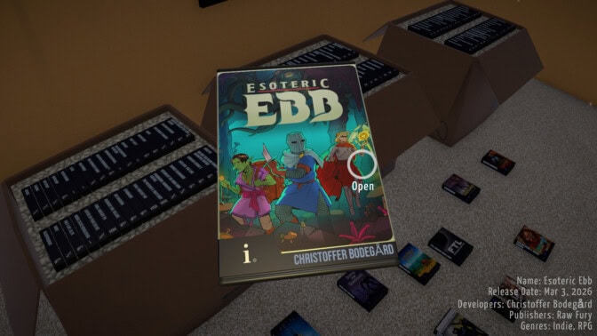 Oletko kaivannut pelikoteloiden hypistelyä ja ohjevihkojen tutkimista? Boxroom lataa pelaajan Steam-kokoelman virtuaaliseen pelihyllyyn