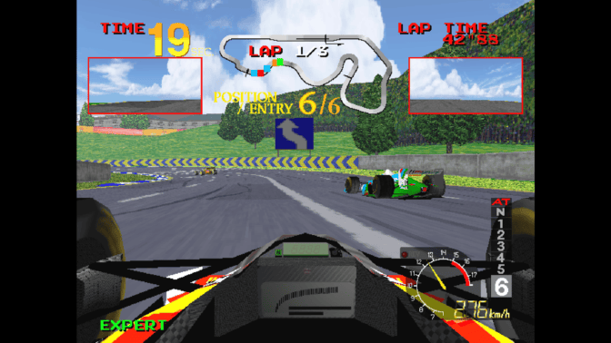 Namcon 90-luvun formulaklassikko julkaistiin uudistettuna versiona