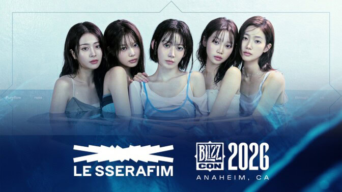 K-pop-yhtye LE SSERAFIM esiintyy tämän vuoden BlizzConissa